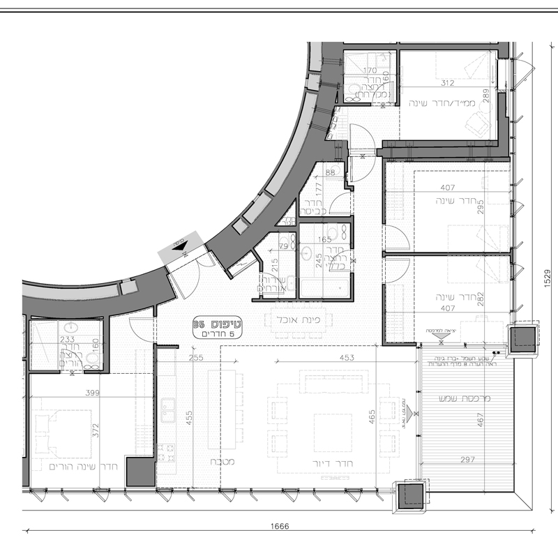 מגדל A קומה 35 דירה C